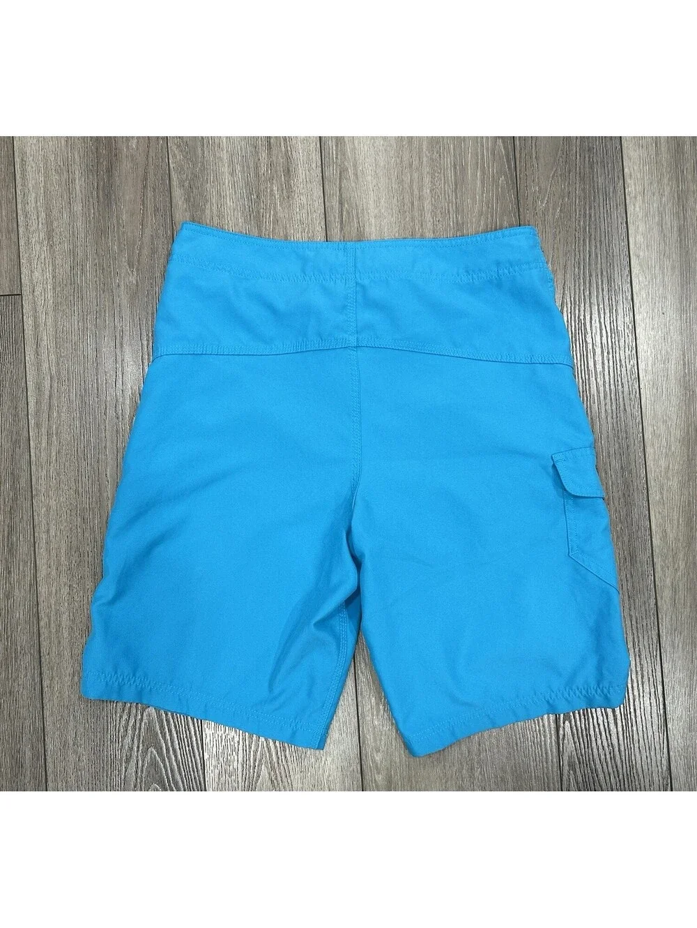 Hurley Board Shorts Mens Blue Pocket Tie Swim Bottom Men’s Size 32